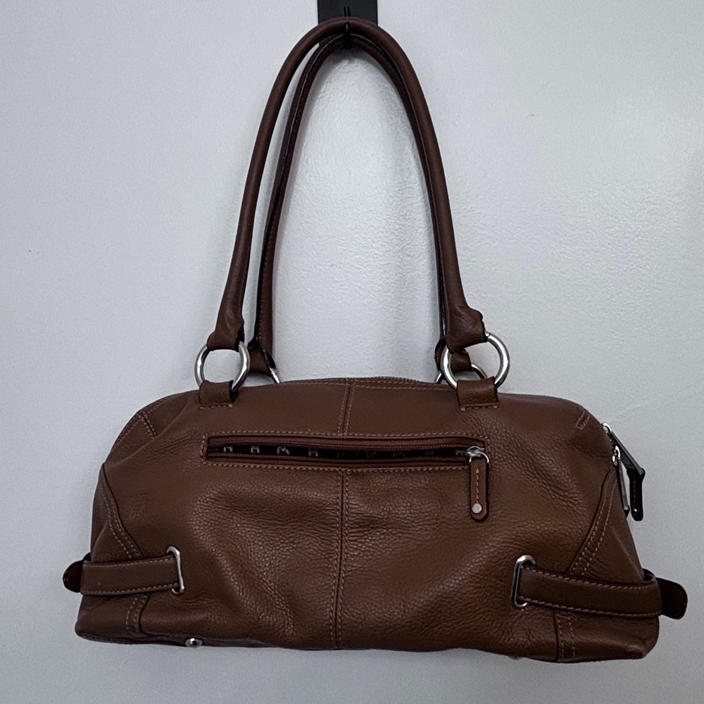 Tignanello Brown Leather Shoulder Bag - Picture 2 of 10